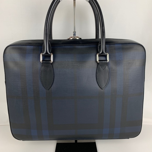 New Burberry Medium London Check Briefcase - Picture 4 of 8
